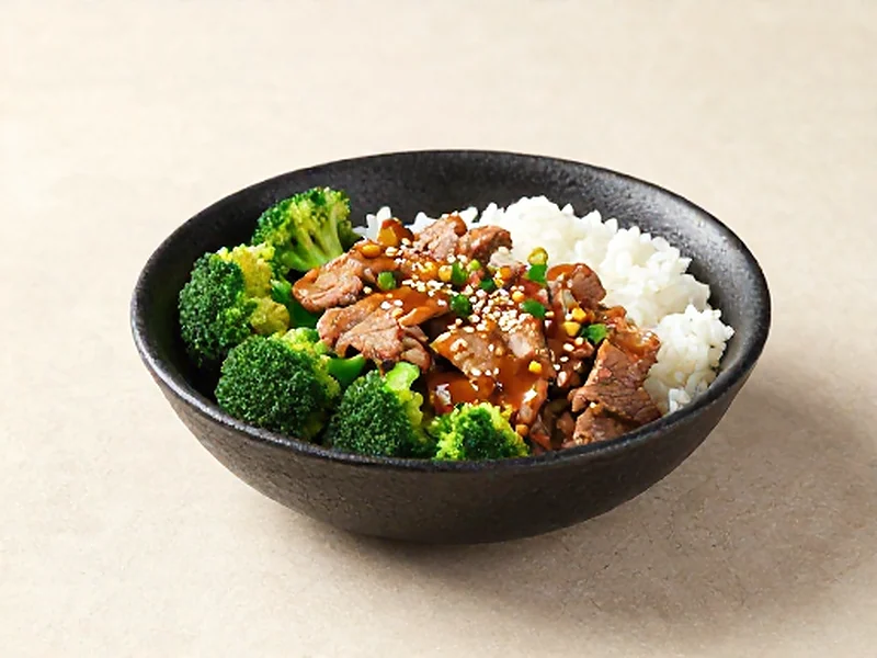 Beef & Broccoli finished and ready to serve