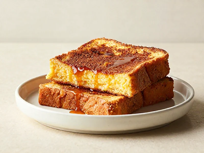 Cinnamon-Swirl French Toast finished and ready to serve