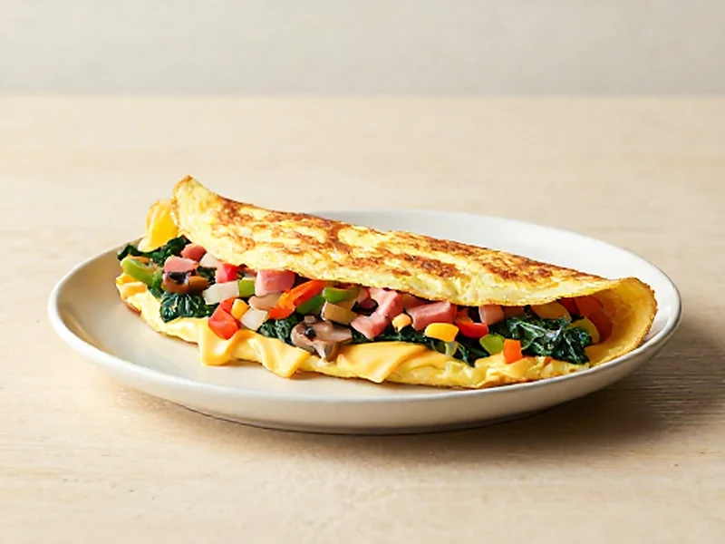 Denver Egg-White Omelette finished and ready to serve