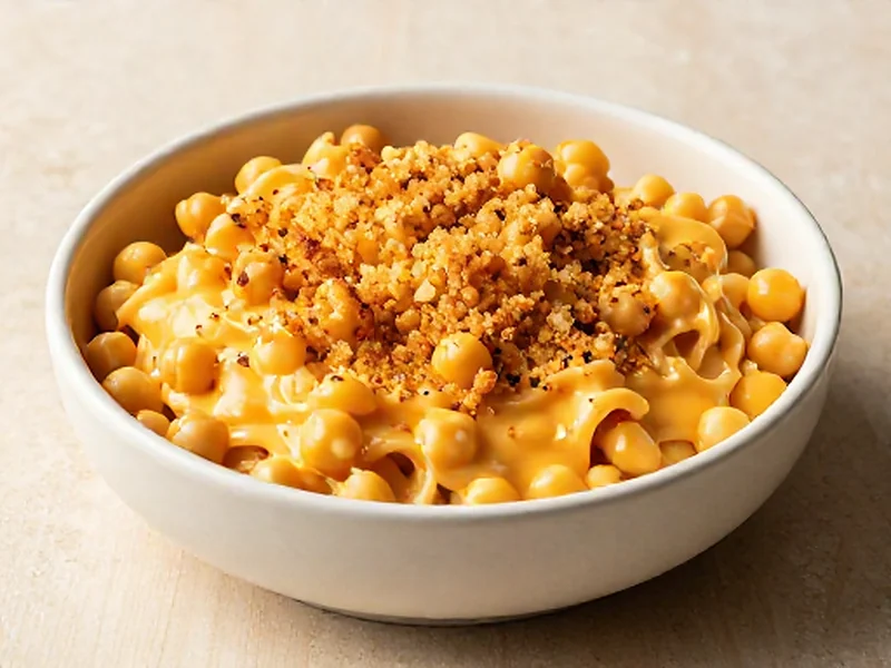 Stovetop Mac & “Cheese” finished and ready to serve