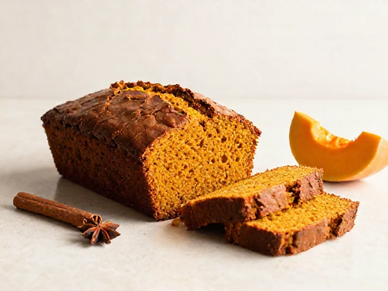 Pumpkin Spice Loaf finished and ready to serve