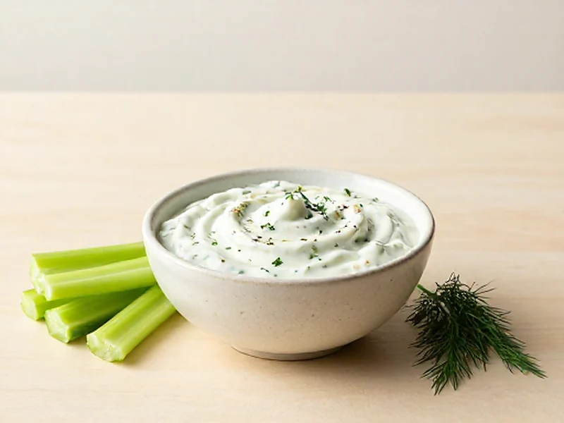 Cool Herb Ranch finished and ready to serve