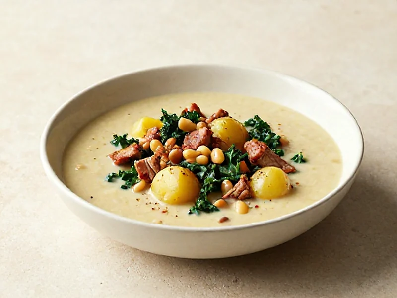 Zuppa Toscana finished and ready to serve
